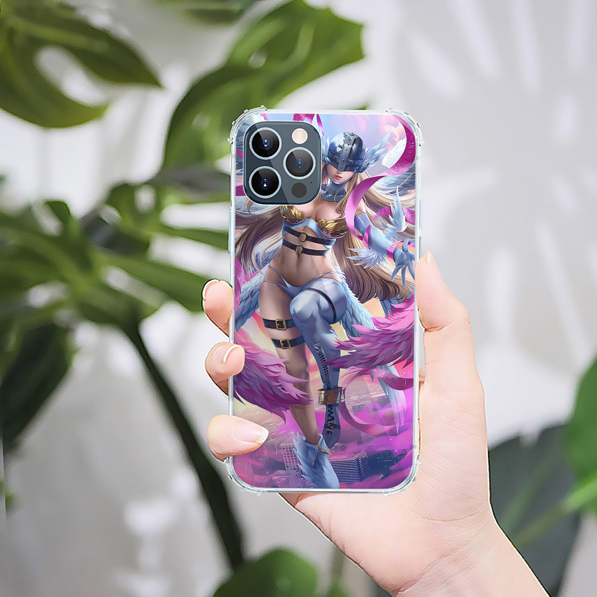 （画像用） Digimon デジタルモンスター/デジモン 【iPhone 12シリーズ対応】透明スマホケース（クリアソフトケース）